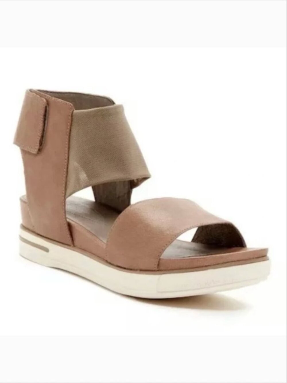 Eileen Fisher Spree Sport Sandals in Quartz Grey (Tan)